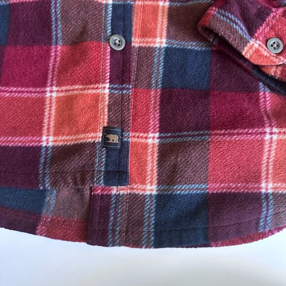 Freedom Foundry Men's Flannel Fleece Button-Up red - Picture 3 of 6